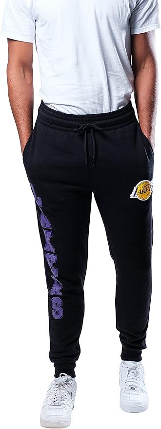 Ultra Game NBA Los Angeles Lakers Men's Super Soft Game Day Jogger Sweatpants|Los Angeles Lakers - UltraGameShop