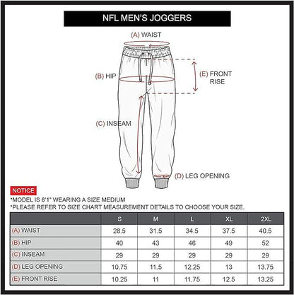 Ultra Game NFL Las Vegas Raiders Men's Active Super Soft Game Day Jogger Sweatpants|Las Vegas Raiders - UltraGameShop