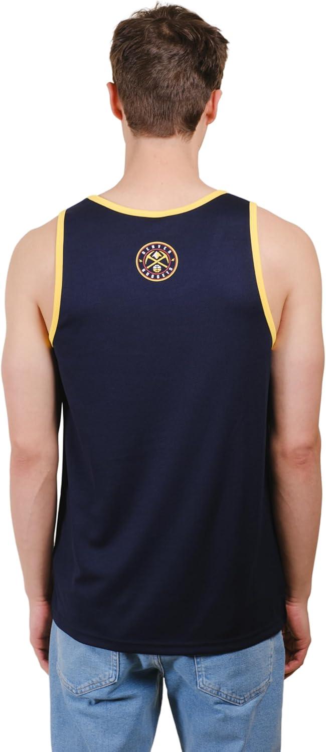 Ultra Game NBA Denver Nuggets Tank Top Mesh Sleeveless Muscle T-Shirt|Denver Nuggets - UltraGameShop