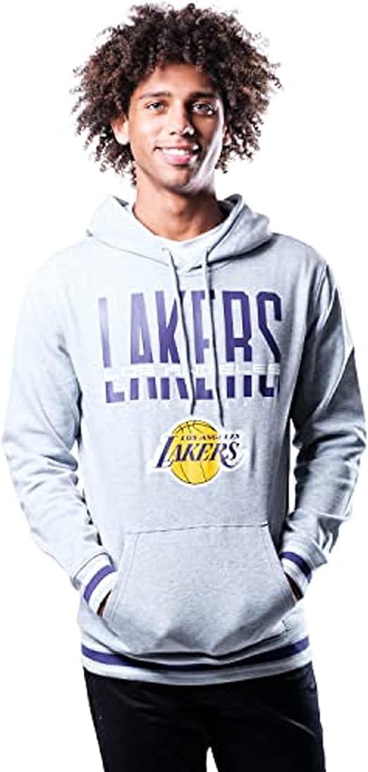 Ultra Game Men's NBA Los Angeles Lakers Focused Pullover Fleece Hoodie Sweatshirt|Los Angeles Lakers - UltraGameShop