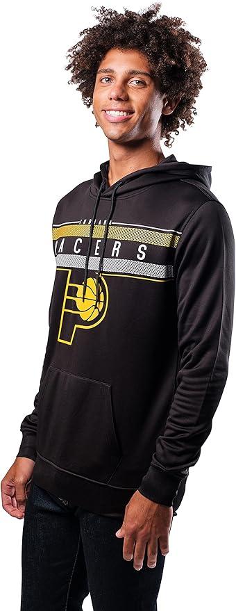 Ultra Game NBA Indiana Pacers Men's Fleece Hoodie Pullover Sweatshirt Poly Midtown |Indiana Pacers - UltraGameShop