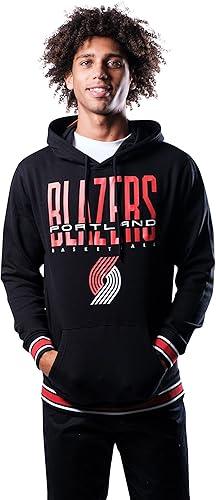 Ultra Game Men's NBA Portland Trail Blazers Focused Pullover Fleece Hoodie Sweatshirt|Portland Trail Blazers - UltraGameShop