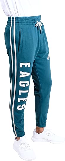 NFL Official Adults Active Super Soft Fleece Game Day Jogger Sweatpants - Unisex|Philadelphia Eagles