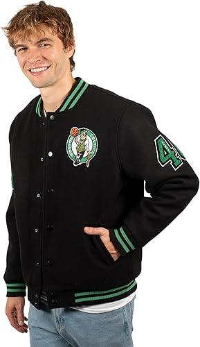 Ultra Game Men's Boston Celtics Game Time Varsity Jacket|Boston Celtics - UltraGameShop