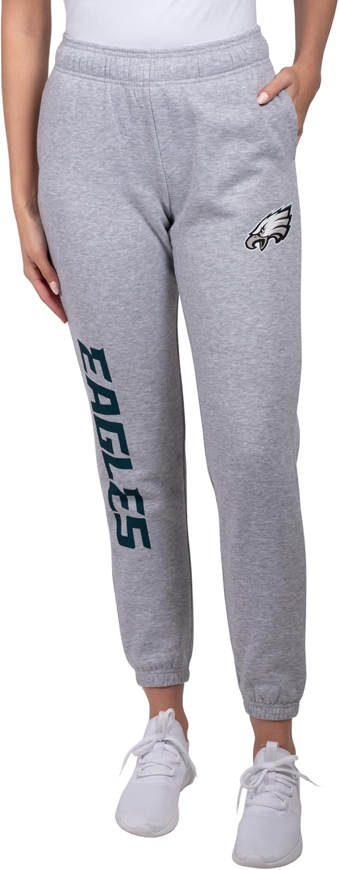 NFL Official Women's Super Soft Fleece Jogger Sweatpants|Philadelphia Eagles