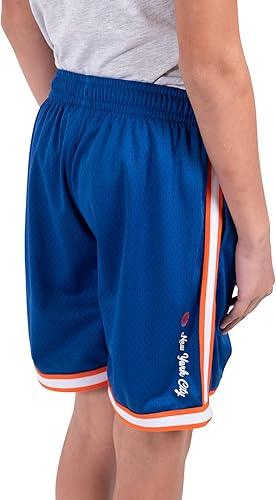 Ultra Game NBA New York Knicks Boys Active Knit Slam Basketball Training Shorts|New York Knicks - UltraGameShop