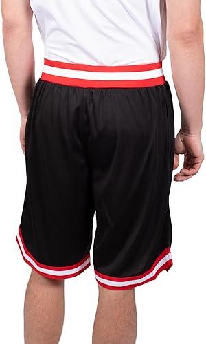 Ultra Game NBA Houston Rockets Men's Active Knit Basketball Training Shorts|Houston Rockets - UltraGameShop