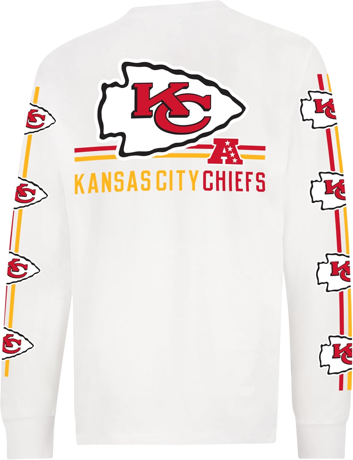 NFL Official Adults Super Soft Supreme Long Sleeve T-Shirt|Kansas City Chiefs