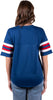 Ultra Game NFL New York Giants Womens Standard Lace Up Tee Shirt Penalty Box|New York Giants - UltraGameShop