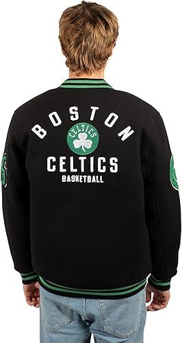 Ultra Game Men's Boston Celtics Game Time Varsity Jacket|Boston Celtics - UltraGameShop