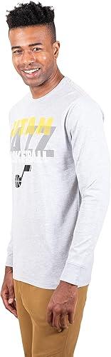 Ultra Game NBA Utah Jazz Men's Super Soft Supreme Long Sleeve T-Shirt|Utah Jazz - UltraGameShop