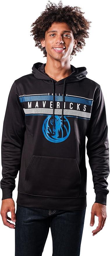 Ultra Game NBA Dallas Mavericks Men's Fleece Hoodie Pullover Sweatshirt Poly Midtown | Dallas Mavericks - UltraGameShop