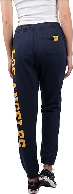 Ultra Game NFL Los Angeles Chargers Womens Super Soft Fleece Jogger Sweatpants|Los Angeles Chargers