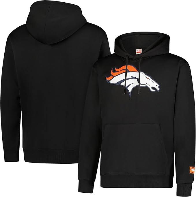 Ultra Game NFL Official Adults Unisex Super Soft Game Day Hoodie Sweatshirt, Denver Broncos, Team Color|Denver Broncos