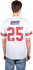 Ultra Game NFL New York Giants Mens Standard Jersey Crew Neck Mesh Stripe T-Shirt|New York Giants