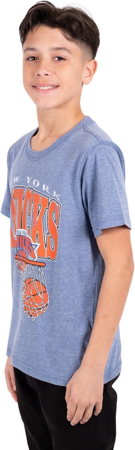 Ultra Game NBA New York Knicks Boys Super Soft Distressed T-Shirt|New York Knicks - UltraGameShop