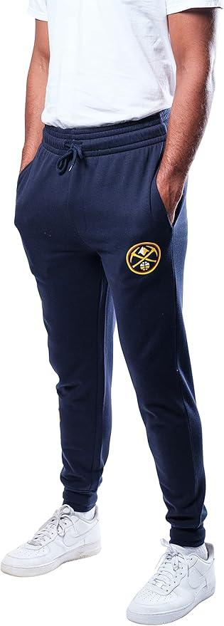 Ultra Game NBA Denver Nuggets Men's Super Soft Game Day Jogger Sweatpants|Denver Nuggets - UltraGameShop