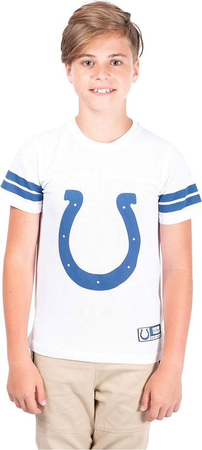 Ultra Game NFL Indianapolis Colts Youth Soft Mesh Vintage Jersey T-Shirt|Indianapolis Colts - UltraGameShop