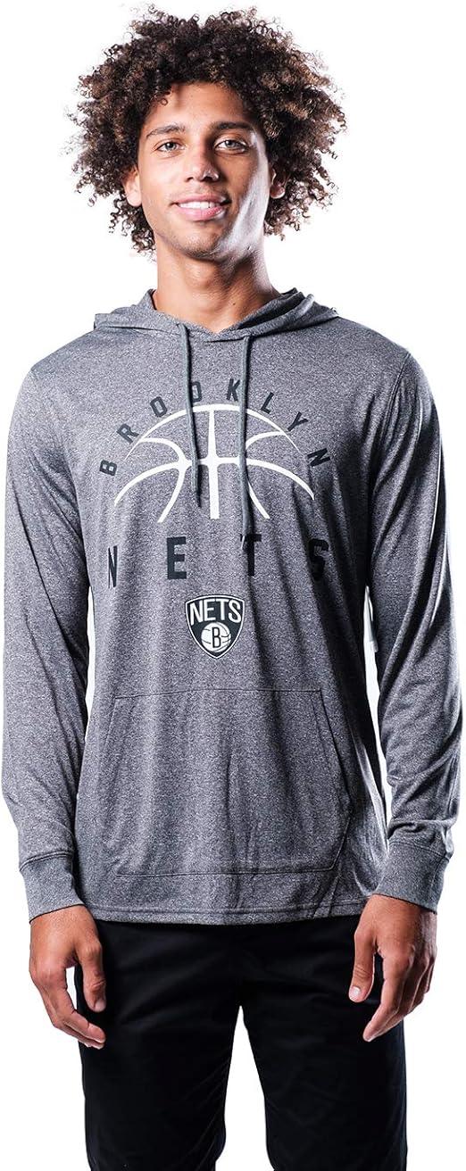 Ultra Game NBA Brooklyn Nets Men’s Super Soft Lightweight Pullover Hoodie Sweatshirt|Brooklyn Nets - UltraGameShop