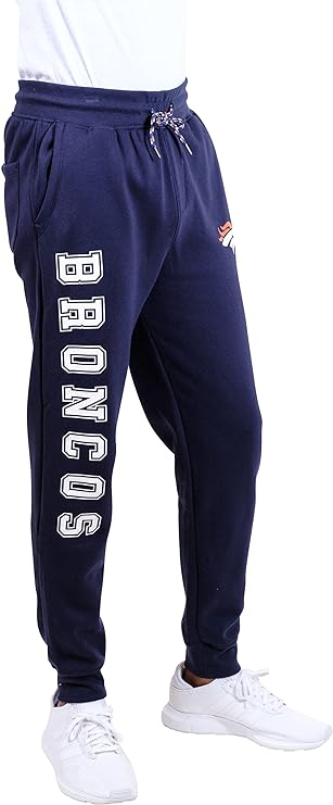 Ultra Game NFL Denver Broncos Men's Basic Jogger|Denver Broncos - UltraGameShop