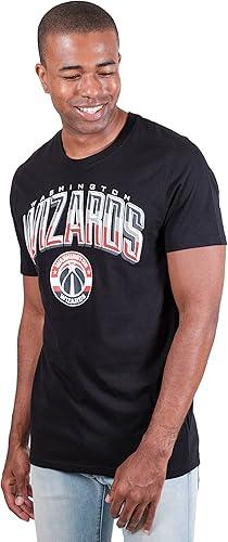 Ultra Game Men's NBA Washington Wizards Arched Plexi Short Sleeve T-Shirt|Washington Wizards - UltraGameShop