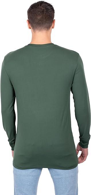 Ultra Game NFL Green Bay Packers Mens Active Lightweight Quick Dry Long Sleeve T-Shirt|Green Bay Packers - UltraGameShop