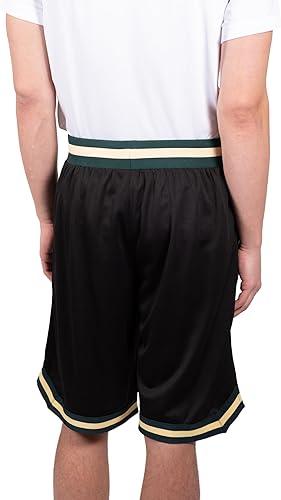 Ultra Game NBA Milwaukee Bucks Men's Active Knit Basketball Training Shorts|Milwaukee Bucks - UltraGameShop