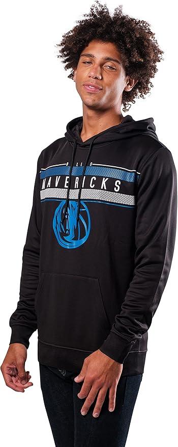 Ultra Game NBA Dallas Mavericks Men's Fleece Hoodie Pullover Sweatshirt Poly Midtown | Dallas Mavericks - UltraGameShop