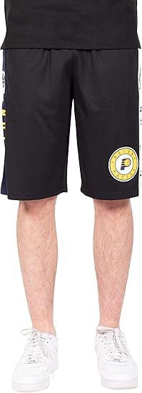 Ultra Game NBA Indiana Pacers Warriors Men's Active Soft Workout Basketball Training Shorts| Indiana Pacers - UltraGameShop