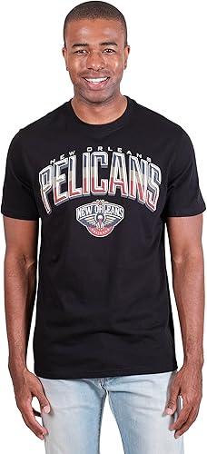 Ultra Game Men's NBA New Orleans Pelicans Arched Plexi Short Sleeve T-Shirt|New Orleans Pelicans - UltraGameShop