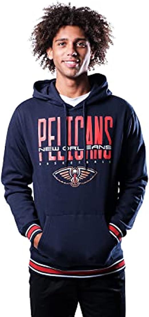 Ultra Game Men's NBA New Orleans Pelicans Focused Pullover Fleece Hoodie Sweatshirt|New Orleans Pelicans - UltraGameShop