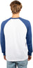 Ultra Game NFL Mens Super Soft Raglan Baseball Long Sleeve T-Shirt| New York Giants