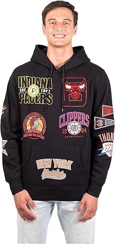 Ultra Game NBA Multi-Team Mens Soft Fleece Pullover Hoodie Sweatshirt|Multi-Team - UltraGameShop