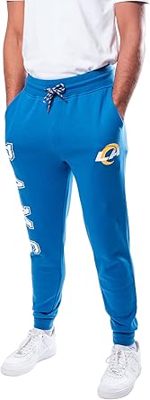 Ultra Game NFL Official Adults Super Soft Game Day Jogger Sweatpants - Unisex, Los Angeles Rams|Los Angeles Rams