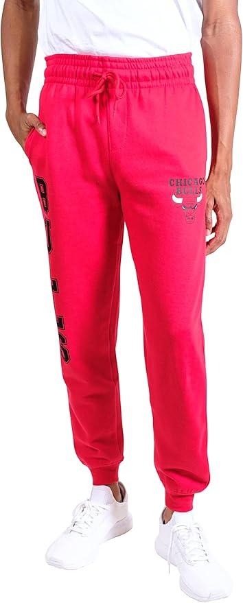 Ultra Game NBA Chicago Bulls Men's Super Soft Game Day Jogger Sweatpants|Chicago Bulls - UltraGameShop