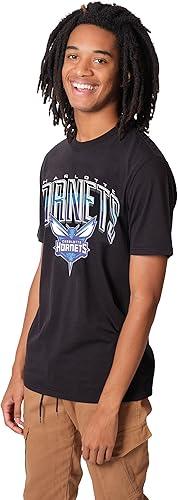 Ultra Game Men's NBA Charlotte Hornets Arched Plexi Short Sleeve T-Shirt|Charlotte Hornets - UltraGameShop