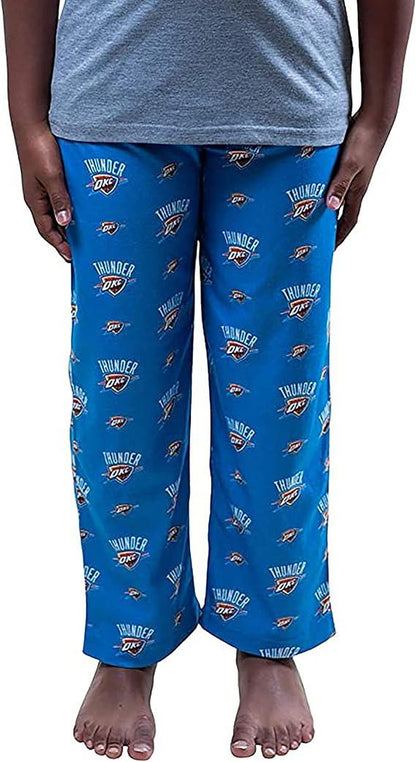 Ultra Game NBA Oklahoma City Thunder Boys 2 Piece Tee Shirt & Lounge Pants Pajama Set| Oklahoma City Thunder - UltraGameShop