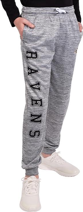 Ultra Game NFL Official Youth Super Soft Game Day Jogger Sweatpants, Baltimore Ravens|Baltimore Ravens