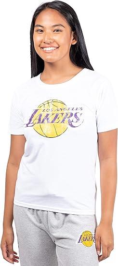 Ultra Game Women's Los Angeles Lakers NBA Soft Vintage Jersey Tee | Los Angeles Lakers - UltraGameShop