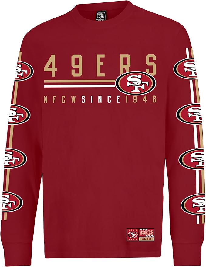 Ultra Game Youth NFL Official Supremely Soft Long Sleeve T-Shirt|San Francisco 49ers