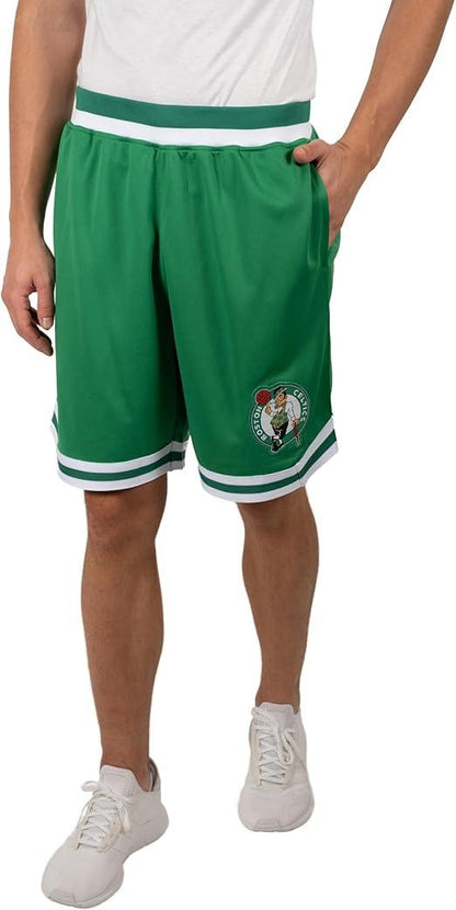 Ultra Game NBA Boston Celtics Official Men's Supreme Active Basketball Training Shorts|Boston Celtics - UltraGameShop