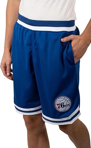 Ultra Game NBA Philadelphia 76ers Official Men's Supreme Active Basketball Training Shorts|Philadelphia 76ers - UltraGameShop