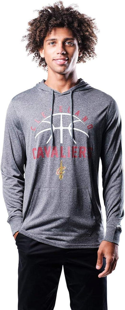 Ultra Game NBA Cleveland Cavaliers Men’s Super Soft Lightweight Pullover Hoodie Sweatshirt|Cleveland Cavaliers - UltraGameShop