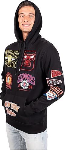 Ultra Game NBA Multi-Team Mens Soft Fleece Pullover Hoodie Sweatshirt|Multi-Team - UltraGameShop