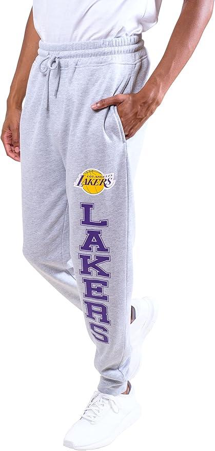 Ultra Game NBA Los Angeles Lakers Men's Super Soft Game Day Jogger Sweatpants|Los Angeles Lakers - UltraGameShop