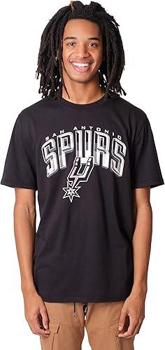 Ultra Game Men's NBA San Antonio Spurs Arched Plexi Short Sleeve T-Shirt|San Antonio Spurs - UltraGameShop