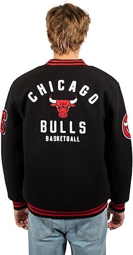 Ultra Game Men's Chicago Bulls Game Time Varsity Jacket|Chicago Bulls - UltraGameShop