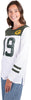 Ultra Game NFL Green Bay Packers Womens Super Soft Raglan Vintage Baseball T-Shirt|Green Bay Packers