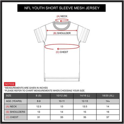 Ultra Game NFL Cincinnati Bengals Youth Soft Mesh Vintage Jersey T-Shirt|Cincinnati Bengals - UltraGameShop