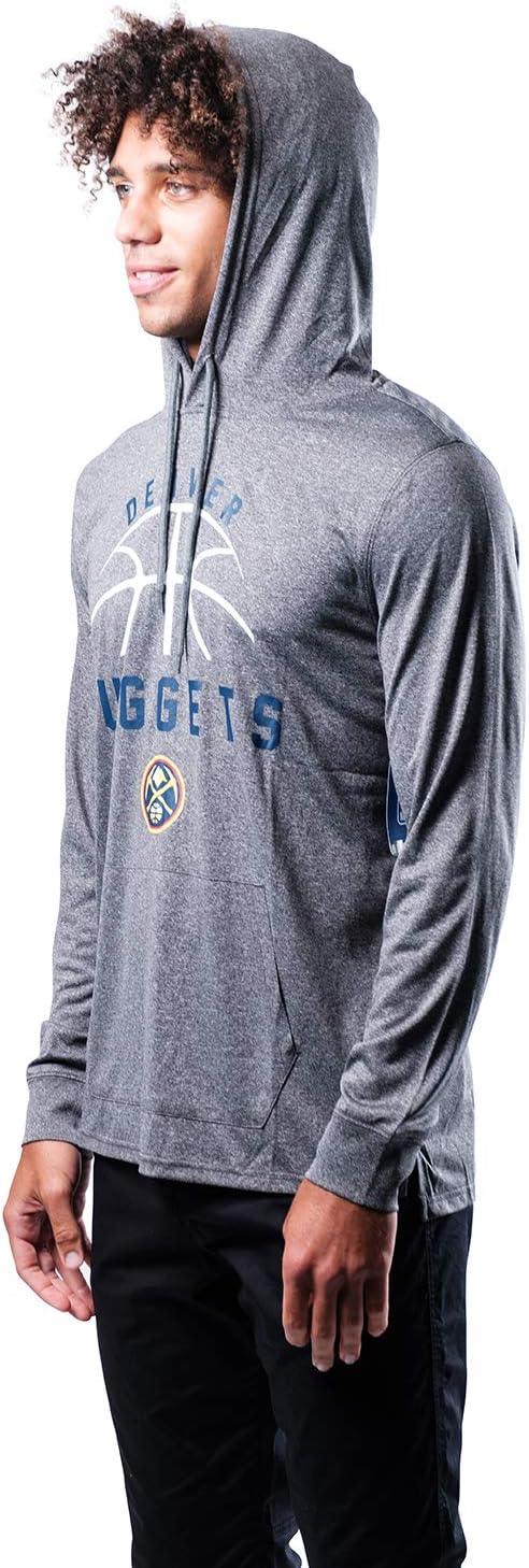 Ultra Game NBA Denver Nuggets Men’s Super Soft Lightweight Pullover Hoodie Sweatshirt|Denver Nuggets - UltraGameShop